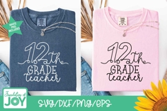 Grade Teacher line art, svg bundles, simple teacher png Product Image 7