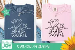 Grade Teacher line art, svg, simple teacher png Product Image 7