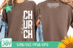 I love my church svg, Romans 12:4-5 shirt art, church family Product Image 3