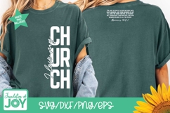 I love my church svg, Romans 12:4-5 shirt art, church family Product Image 5