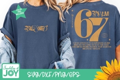 Psalm 67 svg, Blessed png, distressed shirt art, trendy svg Product Image 5