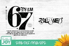 Psalm 67 svg, Blessed png, distressed shirt art, trendy svg Product Image 8