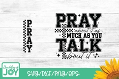 Pray about it before you talk about it png, christian shirt Product Image 2