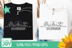 Veterinarian svg, Vet Tech png, continuous line art, vet png Product Image 2