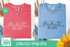 Veterinarian svg, Vet Tech png, continuous line art, vet png Product Image 5
