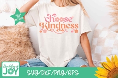 Choose Kindness svg, Christian Boho quote svg Product Image 2