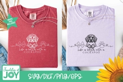 Life is Better with a Cockapoo png, continuous line art Product Image 3