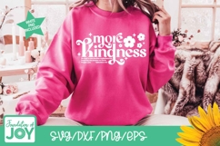 More Kindness svg, Christian Boho quote svg, Bible Verse Product Image 3