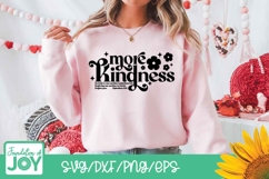 More Kindness svg, Christian Boho quote svg, Bible Verse Product Image 4