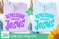 Speak the name Jesus svg, Depression, Mental Health png Product Image 3