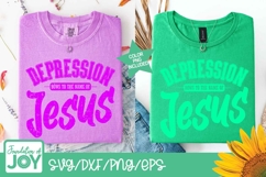 Speak the name Jesus svg, Depression, Mental Health png Product Image 4