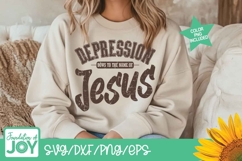Speak the name Jesus svg, Depression, Mental Health png Product Image 5