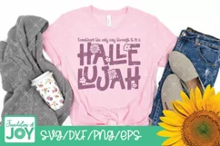 Hallelujah svg, Groovy svg, Flowers svg, Christian svg Product Image 2