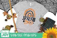 Jesus is my Boo svg, Christian Halloween svg, Rainbow svg Product Image 2