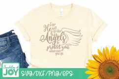 Angels to protect you svg, Bible Verse svg, Christian svg Product Image 2