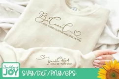 I will carry you svg, Christian Sleeve svg, Bible Verse svg Product Image 2