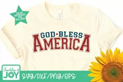 God Bless America svg, Patriotic svg, USA png Product Image 2