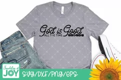 God is good svg, Christian Shirt design, Bible quote svg Product Image 2