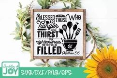 Kitchen Bible Verses, Taste and see, Bread of life svg Product Image 8