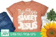 Tis so sweet to trust in Jesus svg, Kids Halloween design Product Image 2