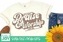 It's The praise and worship for me, Christian worship svg Product Image 2