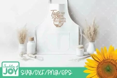 Taste and see Svg, Kitchen png, Sign svg, Bible verse svg Product Image 2