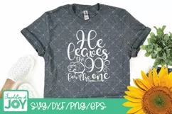 He leaves the 99 for the one Svg, Bible Verse svg, Sheep Png Product Image 2