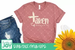 Taken SVG, Cross svg, Love svg, Chrisitan Svg Product Image 2