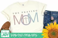 This mom prays, Praying Png, Mom Praying svg, Christian svg Product Image 3