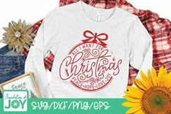 All I want for Christmas, Faith Hope Love Joy svg Product Image 3