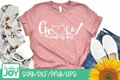 Grace Rewrote my story svg, Faith svg, Christian shirt svg Product Image 2