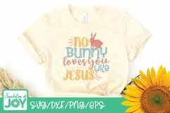No bunny loves you like jesus, christian svg, religious svg Product Image 2