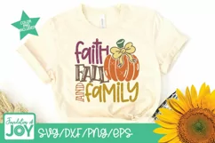 Faith Fall and Family svg, Christian Fall png Product Image 3