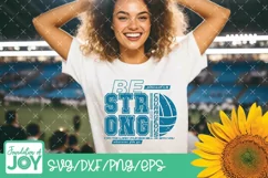 Christian Sports svg, Volleyball svg, Bible Verse svg Product Image 2