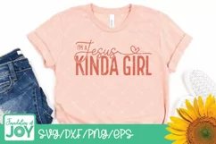 I'm a Jesus Kinda Gril svg, Bible quote svg, Christian girl Product Image 2