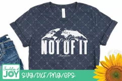 In this world not of svg, Bible verse svg, Christian Tshirt Product Image 2