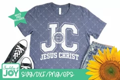Jesus Varsity Letters svg, I am the way truth and life png Product Image 2