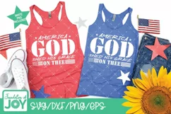 God shed his grace on thee svg, 4th of July svg Product Image 2