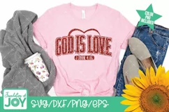 God is Love svg, Valentines's Day png, BIble Verse svg Product Image 5