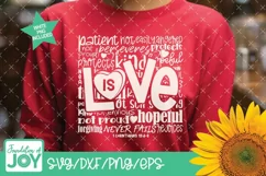 1 Corinthians 13 svg, Christian Valentines Day png Product Image 3