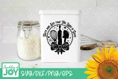 Kitchen Bible Verses, Taste and see, Bread of life svg Product Image 5