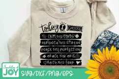 Today I choose svg, Faith over fear, Grace over Grit Product Image 3