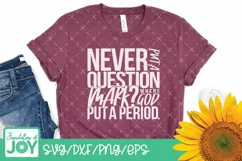 Faith saying svg, Bible Quote Png, God quotes Product Image 3