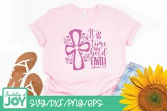 It is time for bold faith svg, Cross Svg, Faith svg Product Image 3