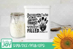 Kitchen Bible Verses, Taste and see, Bread of life svg Product Image 9