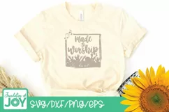 Made to worship svg, Bible Verse svg, Worship png Product Image 3