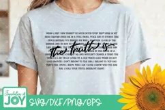 The truth is svg, Christian worship png, Praise and worship Product Image 3