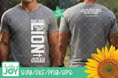 Lion of Judah, Christian Men svg, Christian Apparel Product Image 2