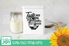 Kitchen Bible Verses, Taste and see, Bread of life svg Product Image 16