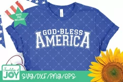 God Bless America svg, Patriotic svg, USA png Product Image 3